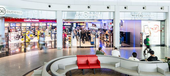 Shops at the airport